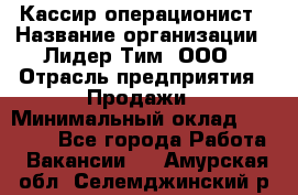 Кассир-операционист › Название организации ­ Лидер Тим, ООО › Отрасль предприятия ­ Продажи › Минимальный оклад ­ 13 000 - Все города Работа » Вакансии   . Амурская обл.,Селемджинский р-н